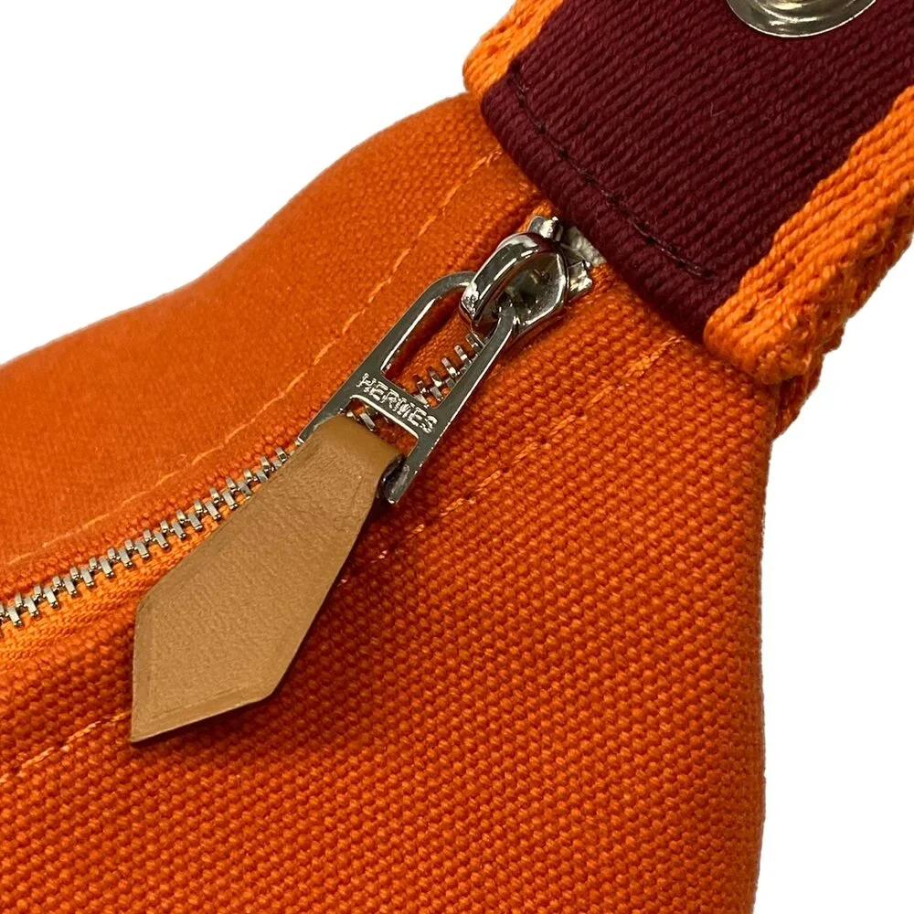 Hermès Handbag Orange Bordeaux